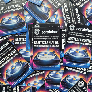 Inspiraciones de tarjetas rasca y gana en el ámbito musical. Tiendas de música, salas de conciertos, bares y clubes, organizadores de eventos musicales, estaciones de radio o fabricantes de equipos de audio y material musical pueden aprovechar estos diseños para promocionar sus marcas y productos. Con la posibilidad de personalizar estos boletos con sus propios logotipos, textos y premios ocultos, pueden crear fácilmente campañas de marketing originales y efectivas. Inspiraciones de tarjetas rasca y gana en el ámbito musical. Tiendas de música, salas de conciertos, bares y clubes, organizadores de eventos musicales, estaciones de radio o fabricantes de equipos de audio y material musical pueden aprovechar estos diseños para promocionar sus marcas y productos. Con la posibilidad de personalizar estos boletos con sus propios logotipos, textos y premios ocultos, pueden crear fácilmente campañas de marketing originales y efectivas.